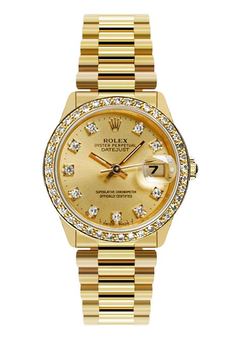 women's rolex gold